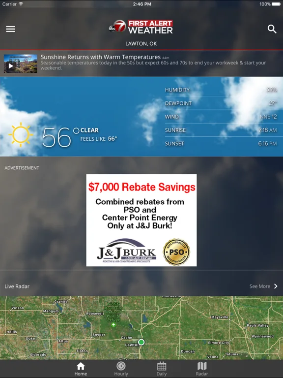 KSWO First Alert 7 Weather screenshot 5