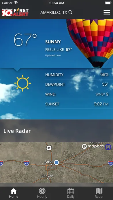 KFDA - NewsChannel 10 Weather screenshot 2