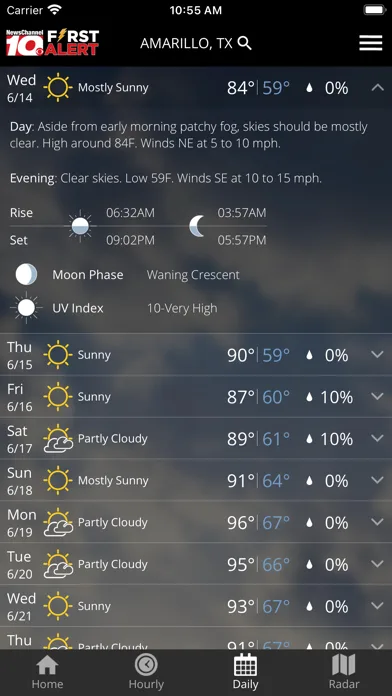 KFDA - NewsChannel 10 Weather screenshot 4