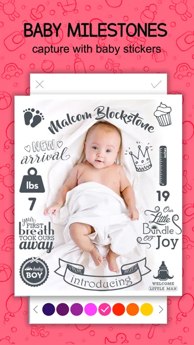 Pregnancy announcement -Giggly screenshot 1
