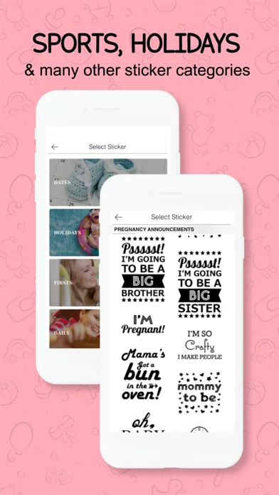 Pregnancy announcement -Giggly screenshot 4