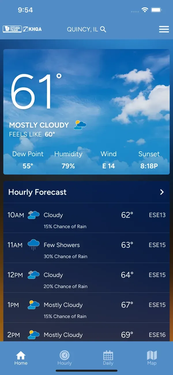 KHQA Weather screenshot 1