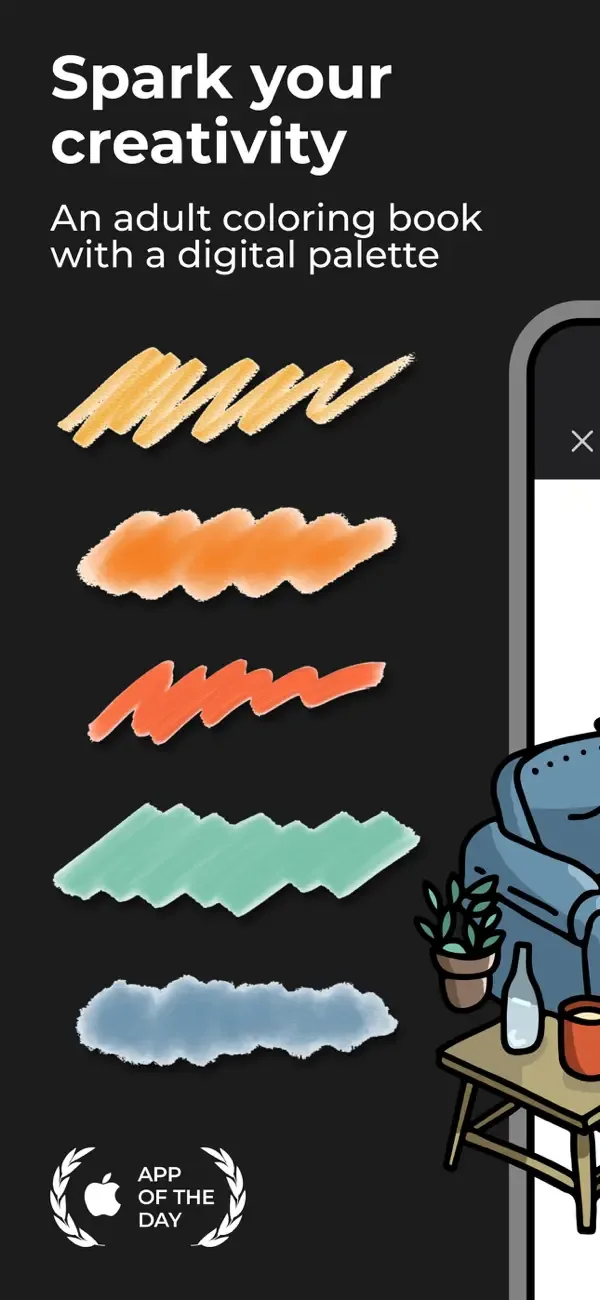 Adult Coloring Book - Pigment screenshot 1