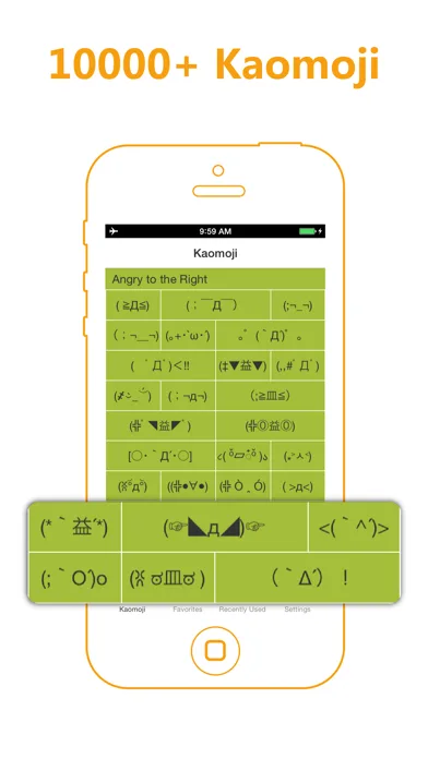 Kaomoji -- Japanese Emoticons screenshot 4