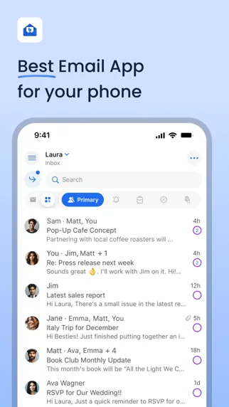 Blue Mail - Email | Calendar screenshot 1