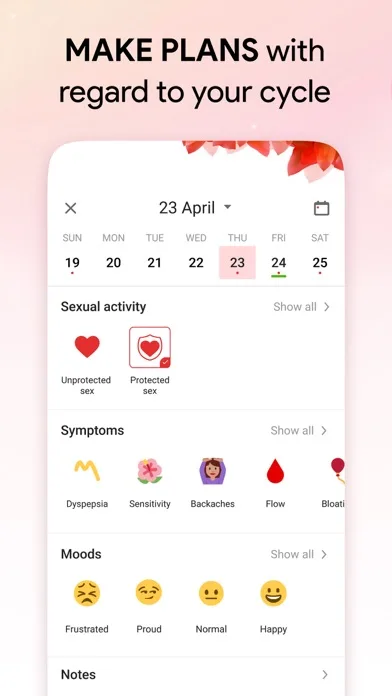 Cycle Tracker: Period Calendar screenshot 2