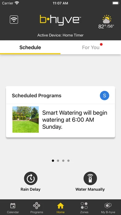 B-hyve screenshot 2