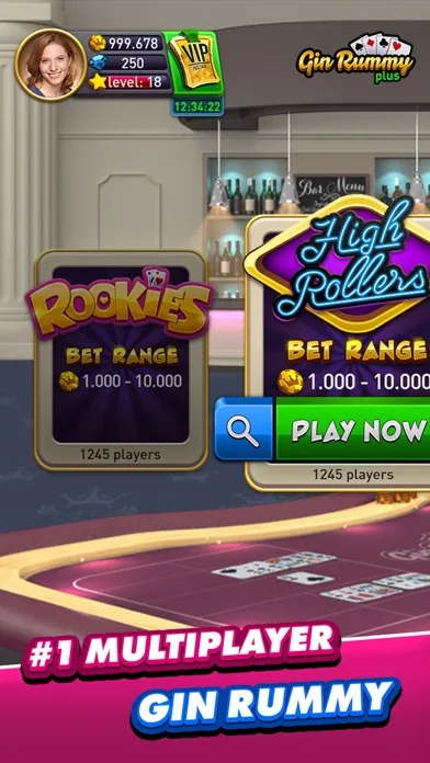 Gin Rummy Plus - Fun Card Game screenshot 1