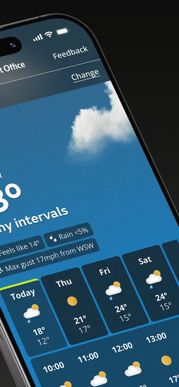 Met Office Weather Forecast screenshot 2