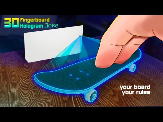 Fingerboard 3D Hologram Joke screenshot 4