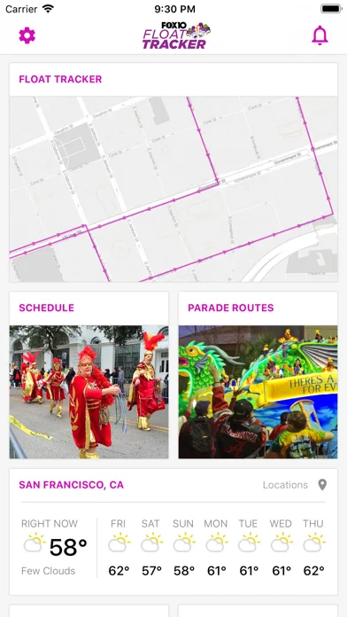 Mardi Gras Parade Tracker WALA screenshot 1