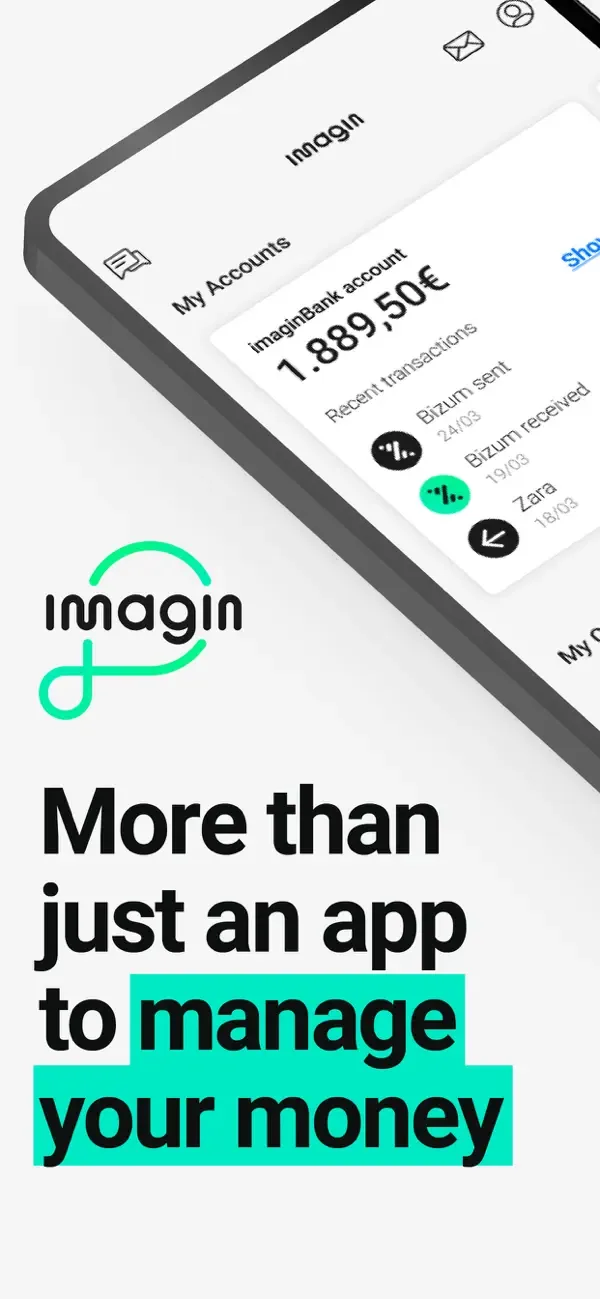 imagin・Mobile Bank & Finance screenshot 1