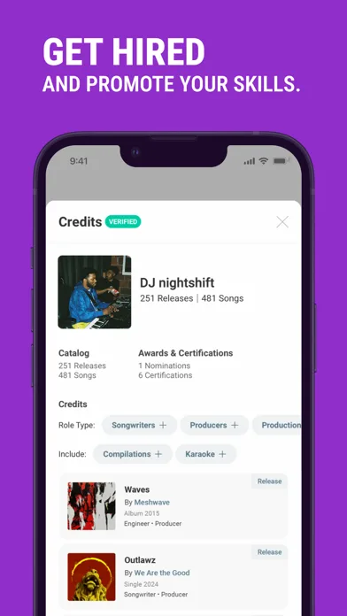 Vampr: #1 Musician Network. screenshot 4