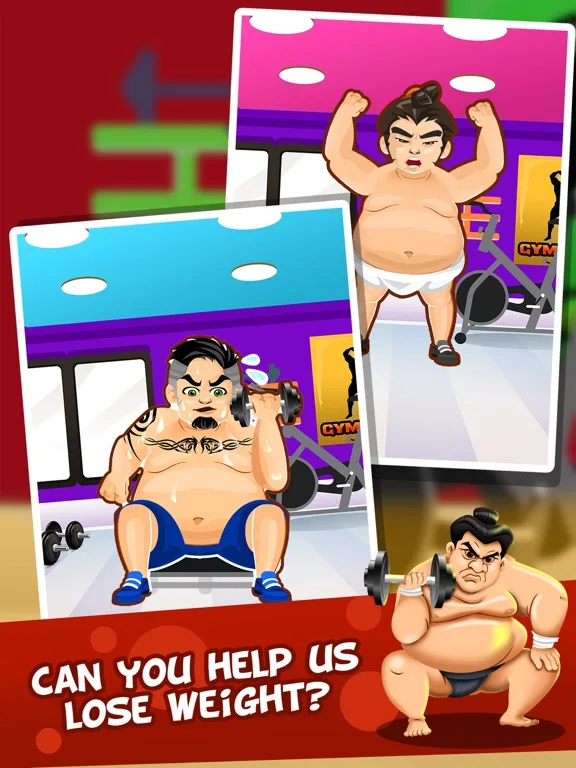 Gym Fit to Fat Race - real run jump-ing & wrestle boxing games for kids! screenshot 5