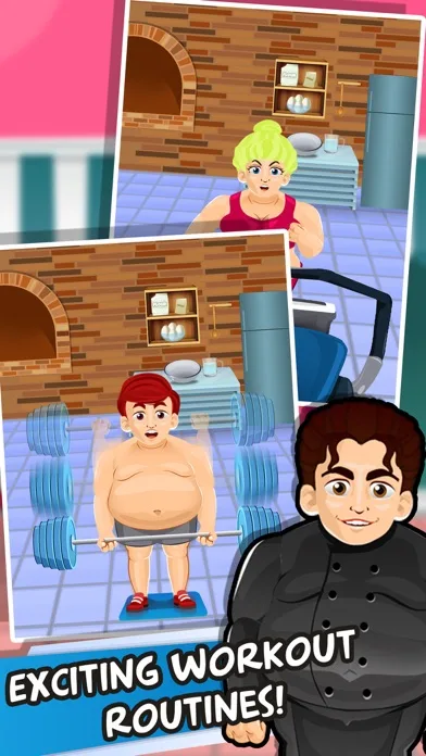 Chef Fat to Fit World Dash - cool run jump-ing & diner cooking games for kids! screenshot 1