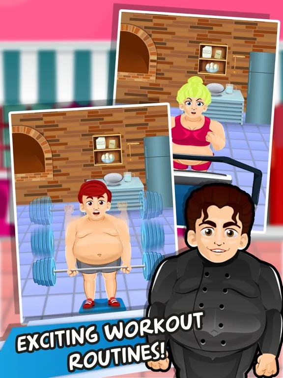 Chef Fat to Fit World Dash - cool run jump-ing & diner cooking games for kids! screenshot 5
