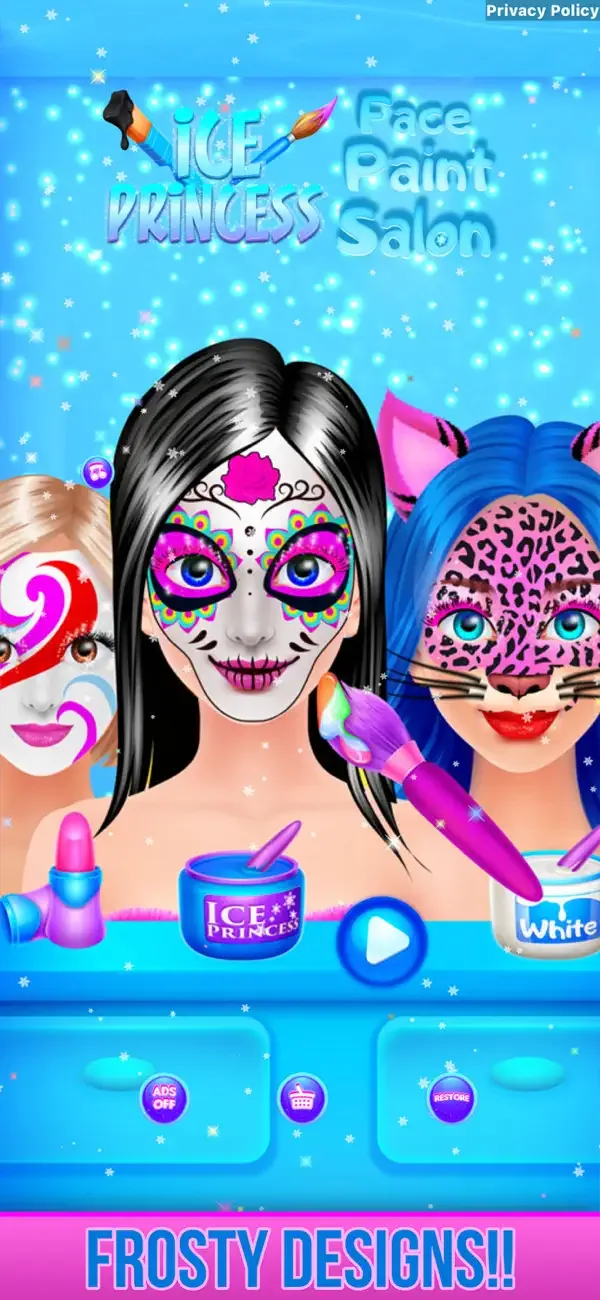 Ice Princess Face Paint Salon screenshot 4