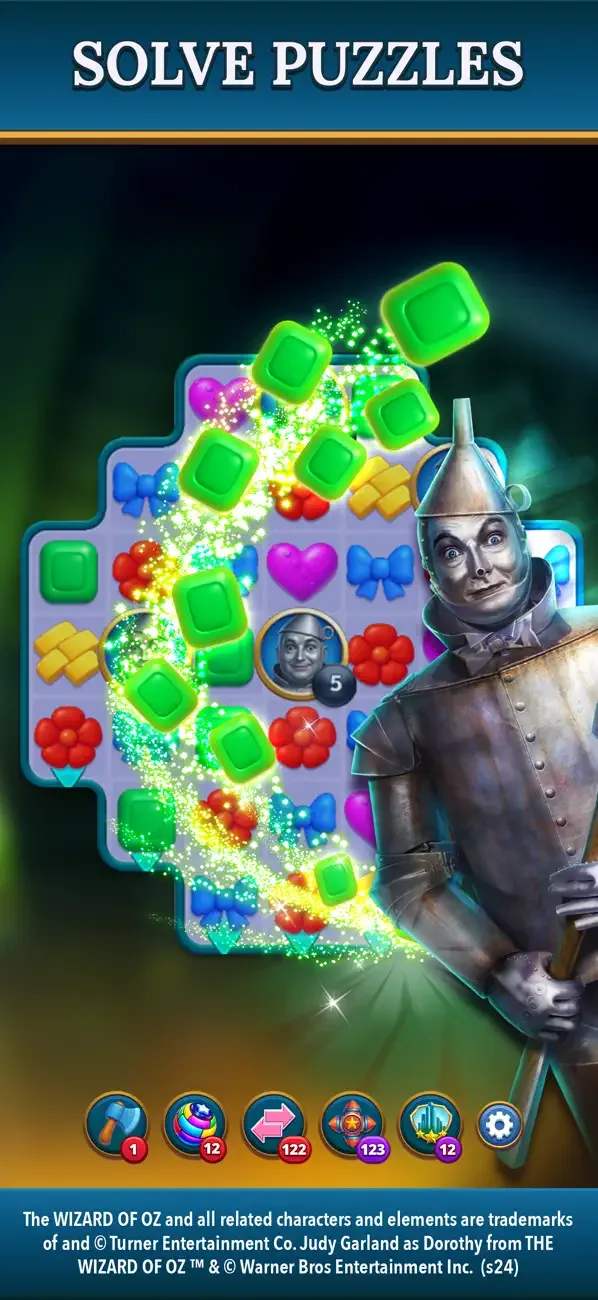 The Wizard of Oz Magic Match 3 screenshot 2