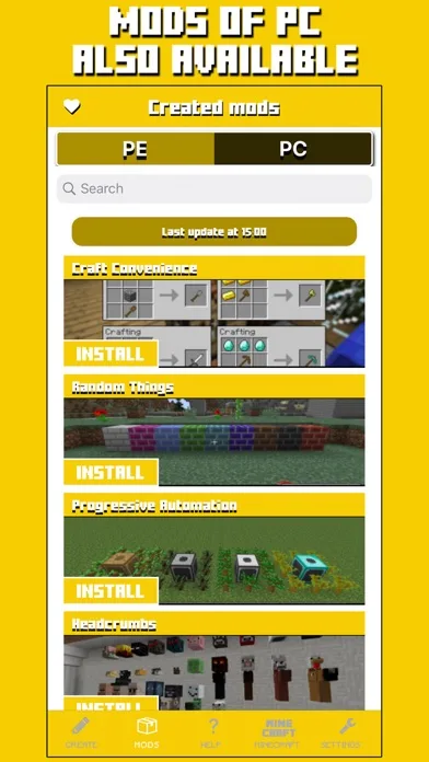 Mods for Minecraft PC & PE screenshot 4