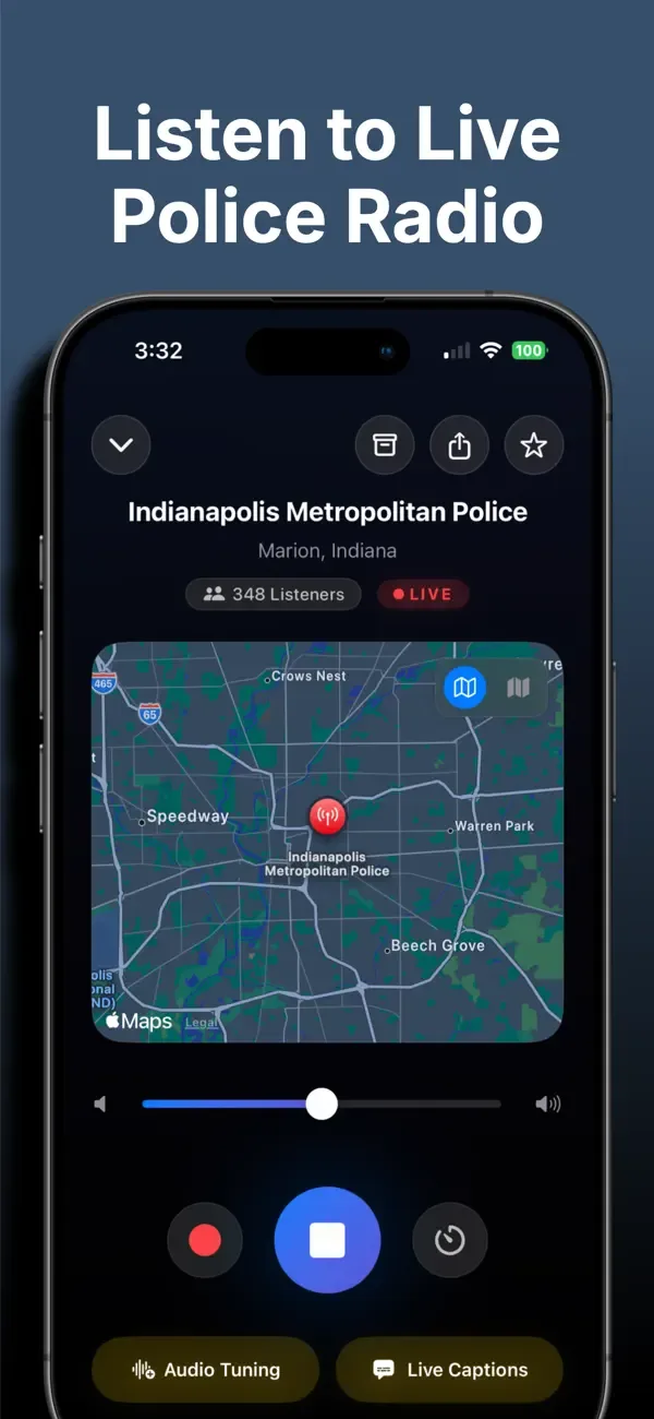 Police Scanner: Crime Radar screenshot 1