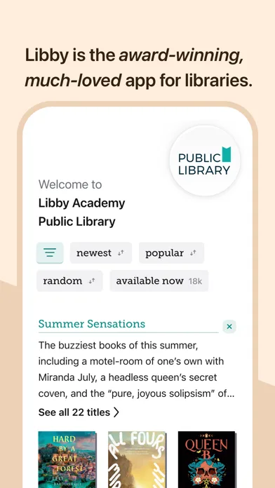 Libby, the library app screenshot 2