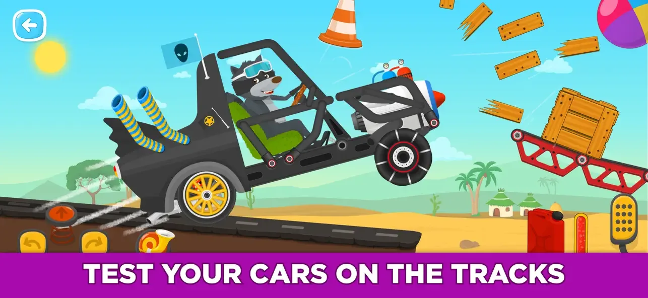 Racing for kids - cars & games screenshot 1