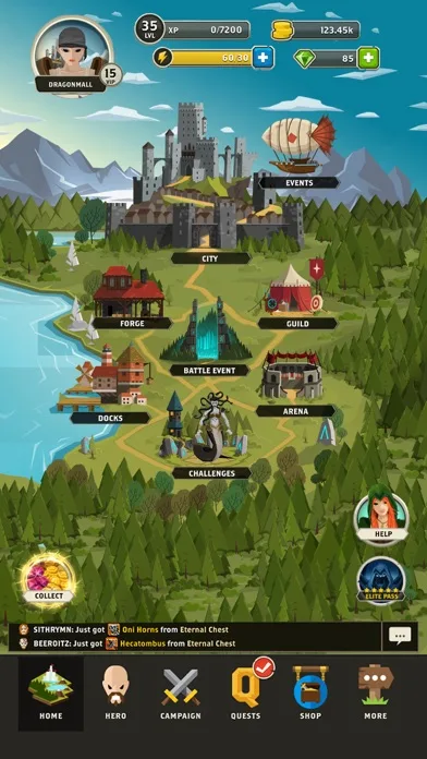 Questland: Turn Based RPG screenshot 5