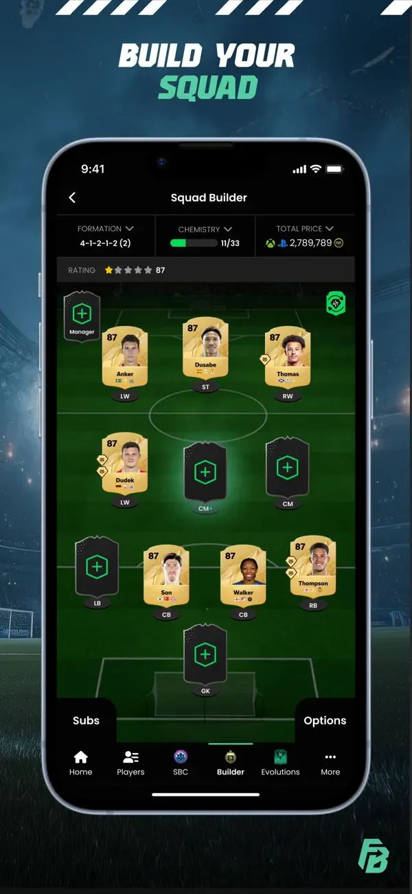 FUTBIN FC 26 Evolutions & More screenshot 3