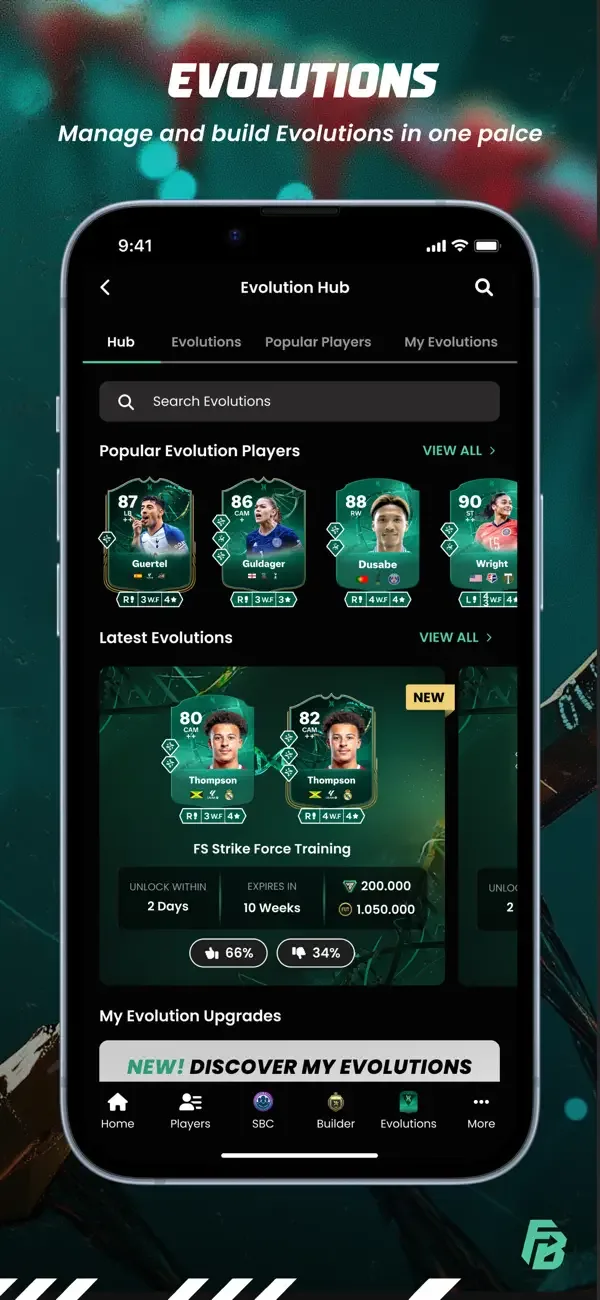 FUTBIN FC 26 Evolutions & More screenshot 5