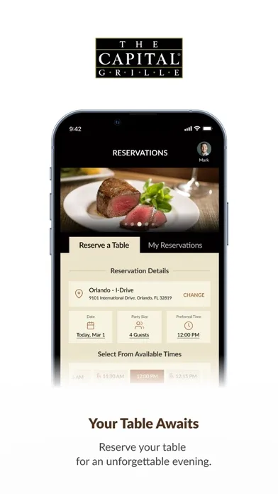 The Capital Grille Concierge screenshot 2