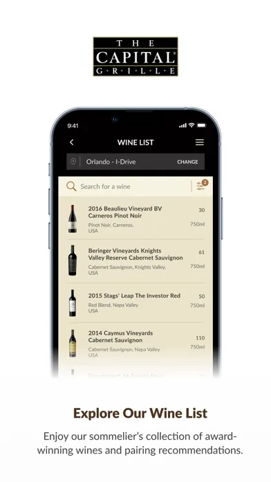 The Capital Grille Concierge screenshot 3