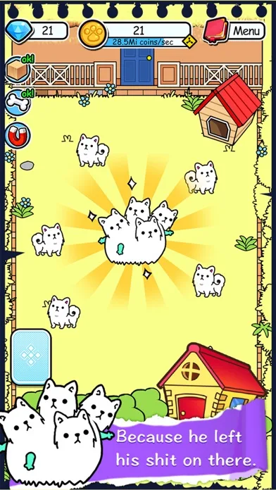 Dog Evolution Tap Poop Clicker screenshot 2