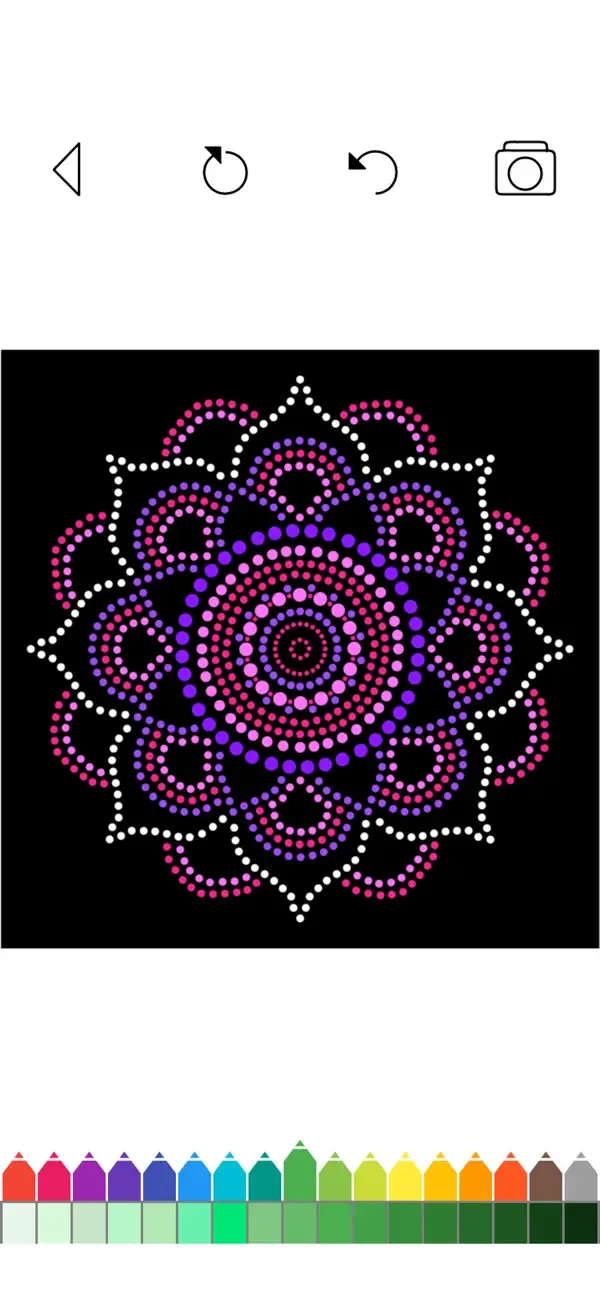Mandala Coloring Pages Games screenshot 3