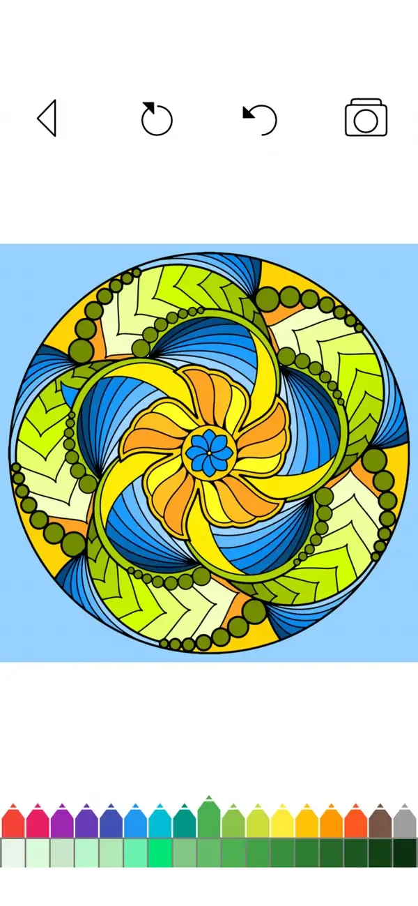 Mandala Coloring Pages Games screenshot 4