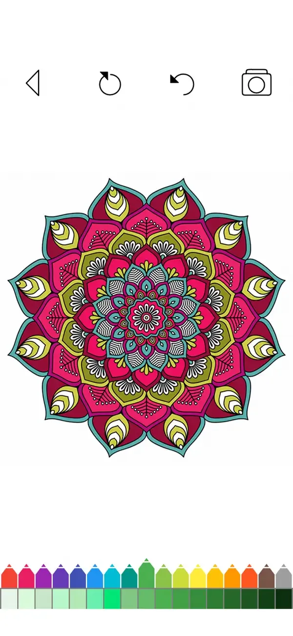 Mandala Coloring Pages Games screenshot 5