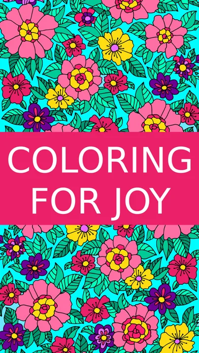 Flowers - Adult Coloring Book screenshot 2