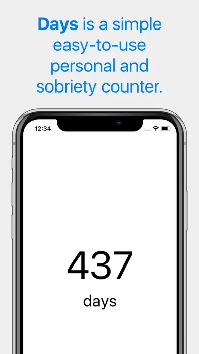 Days - Sobriety Counter screenshot 1