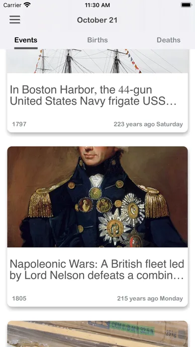 History • screenshot 1