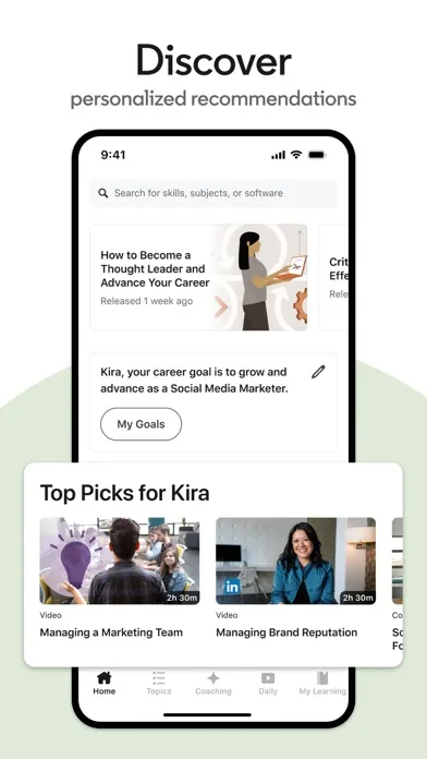LinkedIn Learning screenshot 1