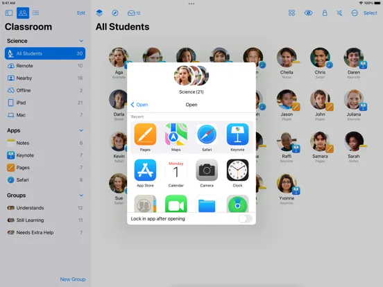 Classroom screenshot 5