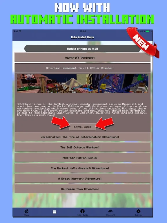 Maps for Minecraft PE - Pocket Edition screenshot 5