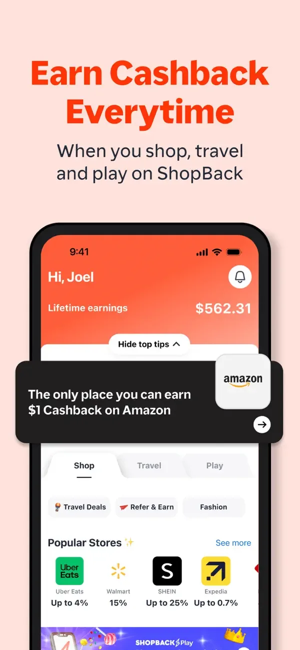 ShopBack: Cashback & Rewards screenshot 1