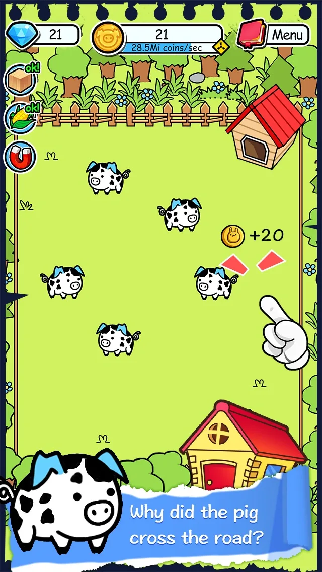 Pig Evolution | Tap Coins of the Family Farm Story Day and Piggy Clicker Game screenshot 1