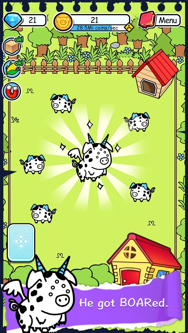 Pig Evolution | Tap Coins of the Family Farm Story Day and Piggy Clicker Game screenshot 2