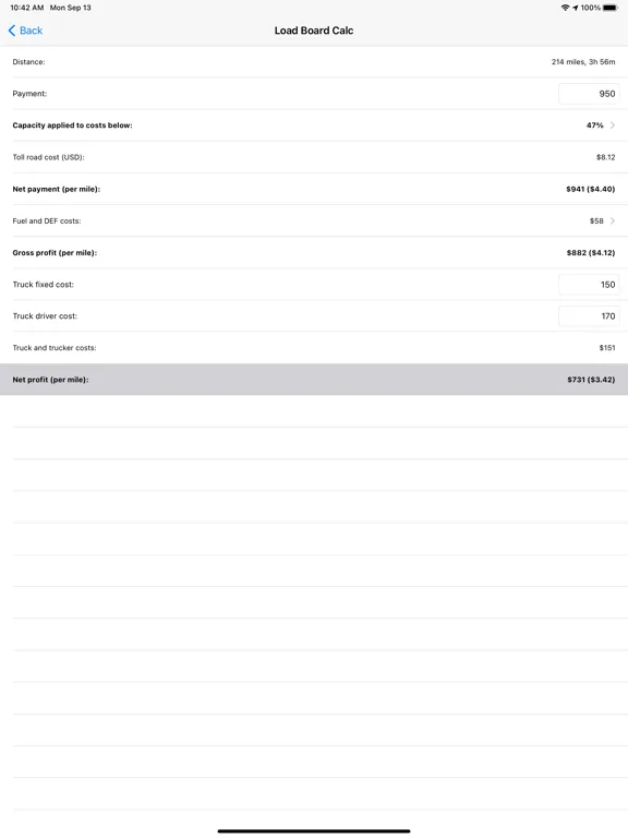 Toll Calculator GPS Navigation screenshot 3