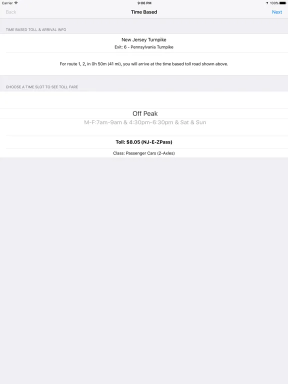 Toll Calculator GPS Navigation screenshot 5