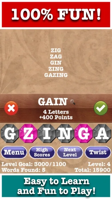 Word Jewels® Twist screenshot 1