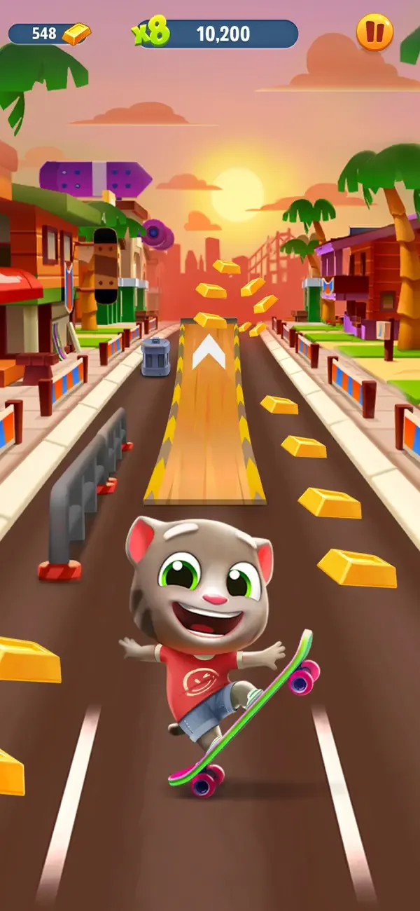 Talking Tom Gold Run screenshot 1