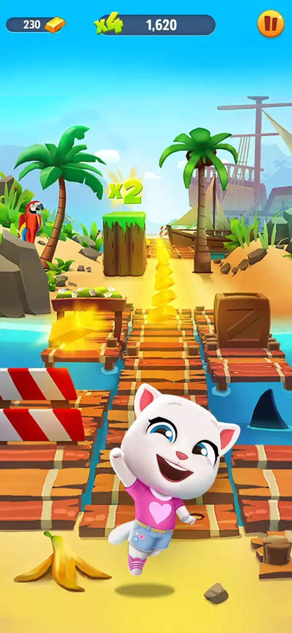 Talking Tom Gold Run screenshot 2