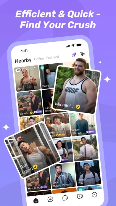 HeeSay:Blued Gay Chat & Dating screenshot 2